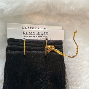 Hair “new” REMY BLUE 100% virgin human hair 22 inches black